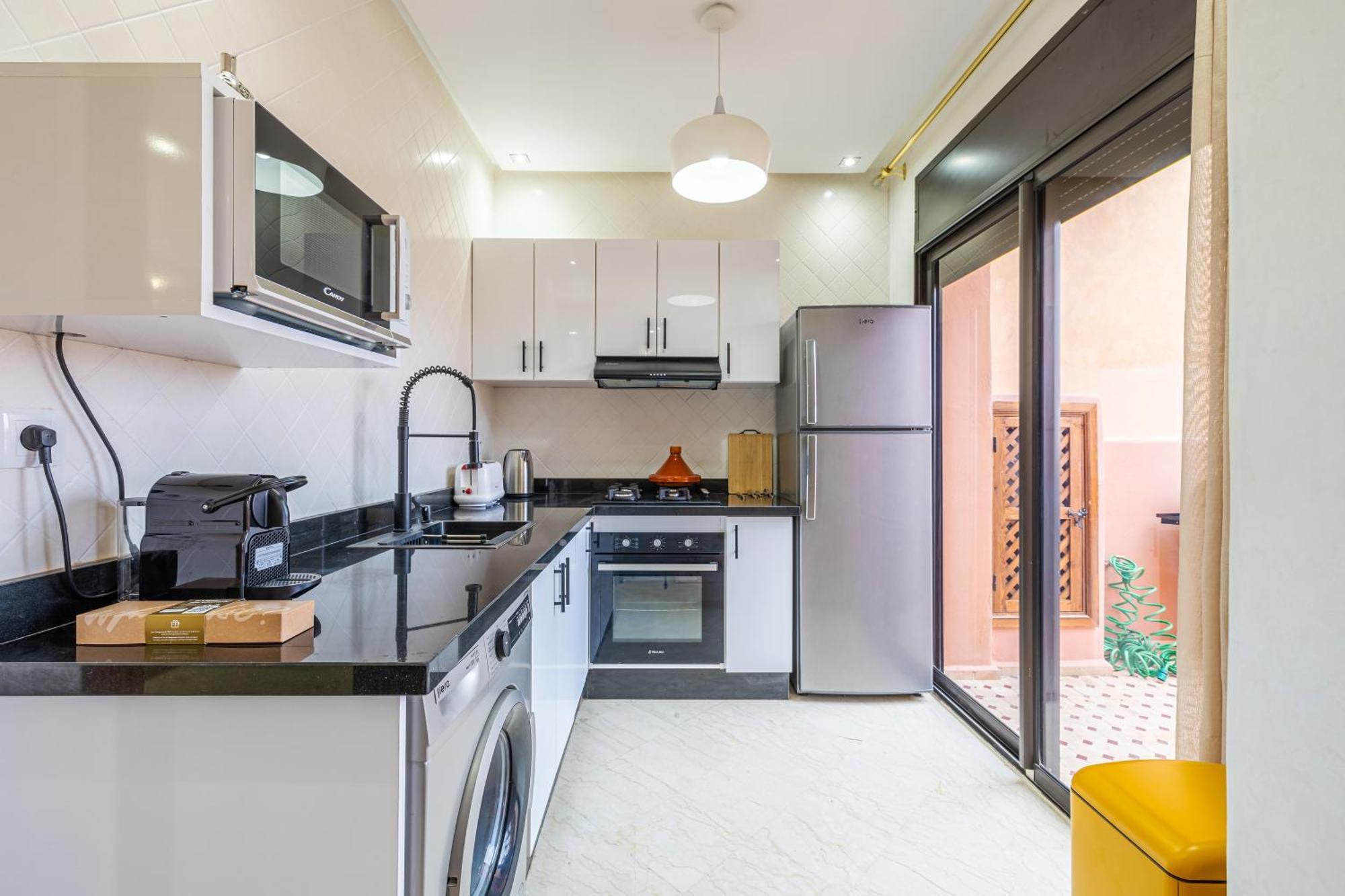 Le Jasmin - Appartement Authentique A Gueliz マラケシュ エクステリア 写真