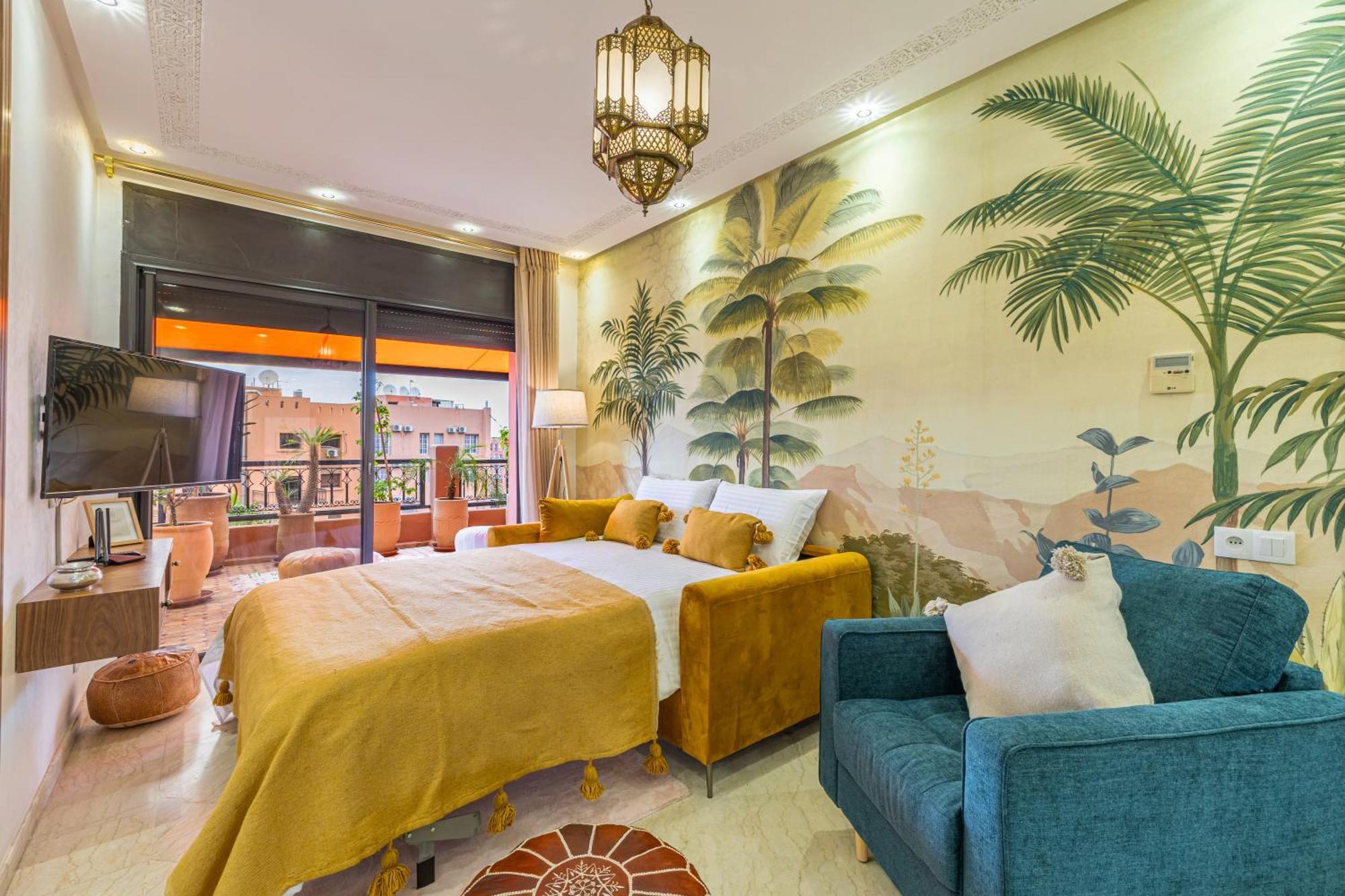 Le Jasmin - Appartement Authentique A Gueliz マラケシュ エクステリア 写真